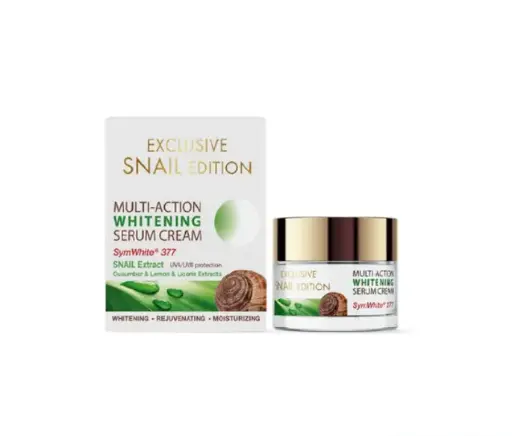 Snail cream for skin lightening and pigmentation treatment